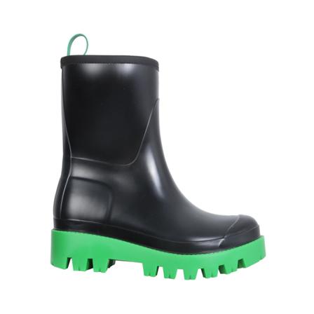 Gia Borghini, Rain Boots Zwart, Dames, Maat:39 EU,rubber
