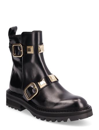 Boots A3121 Shoes Boots Ankle Boots Ankle Boot - Flat Musta Billi Bi