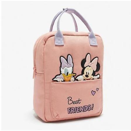 Disney tecknad ryggsäck för baby flickor minnie mickey mouse barn härlig skolväska dagis skolväska barn present Style18 22x21x10cm none