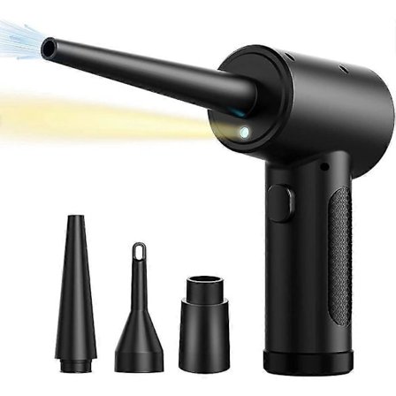 Trådløs luftstøvsuger, multifunktionel bærbar erstatter trykluftsdåser, kraftfuld 51000 rpm, luftstøvsuger F