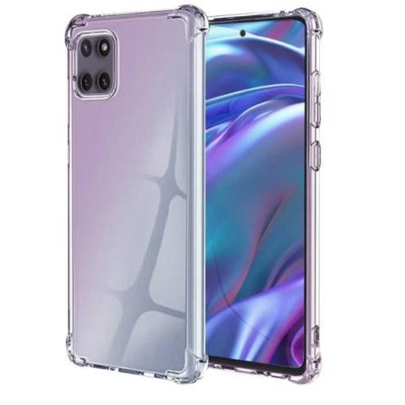 Ociodual TPU-skyddsfodral med förstärkta hörn för Samsung Galaxy A22 5G, genomskinlig stötfångare