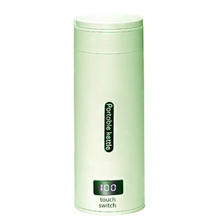 Resekopp för varmt vatten, liten resevattenkokare, 220 V 300 W snabbkokande tekanna med temperaturinställning, elektrisk vattenkokare med automatisk