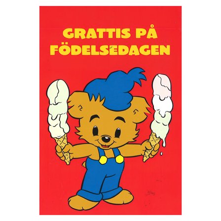 Bamse Lykønskningskort