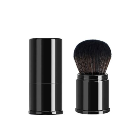 Makeupborstar Retractable Powder Foundation Face Loose Brush (Svart)