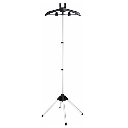 Gulvmonteret strygestativ Steamer Stand SORT