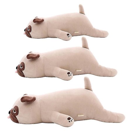 50-70cm Fransk Bulldog Plysjleke Myk Dukke Søt Kawaii Kosedyr Barneleker