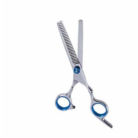 Kampaamosakset Harvennussakset - Deluxe Sininen