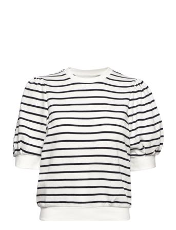 Sweatshirt Jana Short Sleeves Sweatshirt Trøje Multi/mønstret Lindex