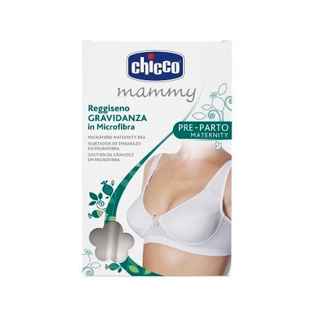 Chicco Reggiseno Gravidanza Antistress Microfibra Bianco Misura