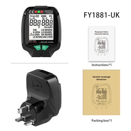 Socket Tester Polarity Phase Pheck Detector UK UK