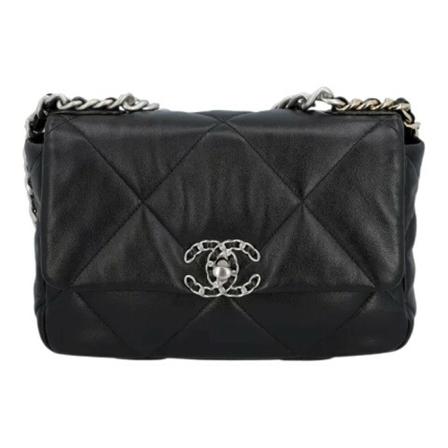 Chanel Vintage, Pre-owned Leather crossbody-bags Zwart, Dames, Maat:ONE Size