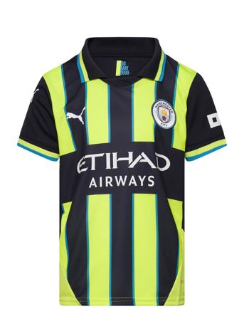 Manchester City Fc Away Jersey Replica Jr Tops T-shirts Football Shirts Navy PUMA