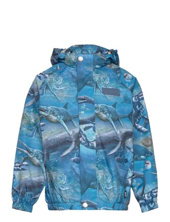 Waiton Outerwear Rainwear Jackets Blå Molo*Betinget Tilbud