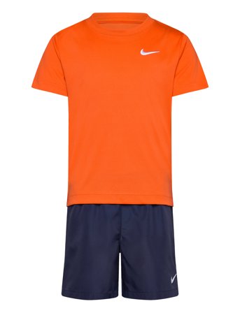 Ws-Woven Short Set Orange Nike