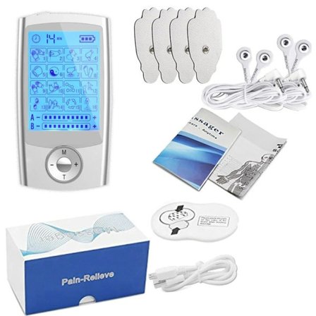 Dual output Ems lihas stimulaattori TENS digitaalinen hierontalaite akupunktio EMS hierontalaite