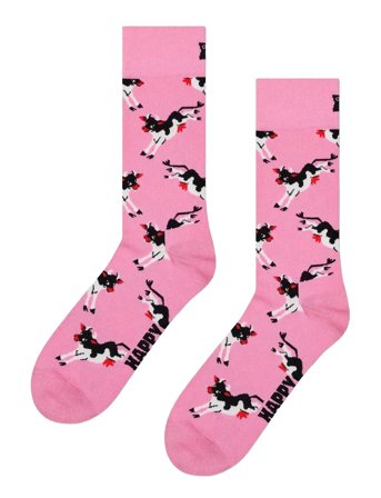 Cow Sock Pink Happy Socks
