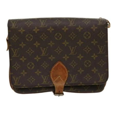 Louis Vuitton Vintage, Pre-owned Canvas louis-vuitton-bags Bruin, Dames, Maat:ONE Size