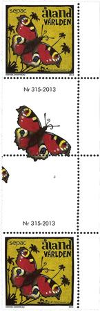 Åland - Sommerfugl - Gutterpair postfrisk