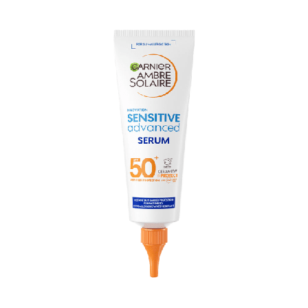 Garnier Ambre Solaire Sens Adv Body Serum Spf 50 Solskydd & solvård Unisex 125 ML