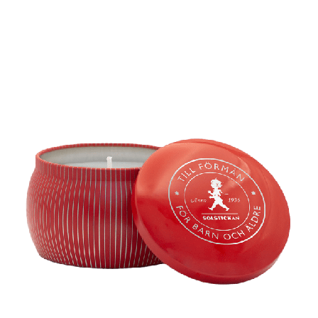 Solstickan Design Doftljus - Kanel & Apelsin Ljus ljusstakar Röd 113G