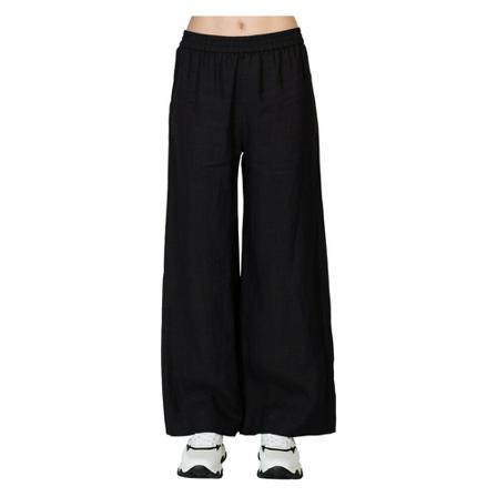 Fabiana Filippi, Wide Trousers Czarny, Kobieta, Rozmiar: S