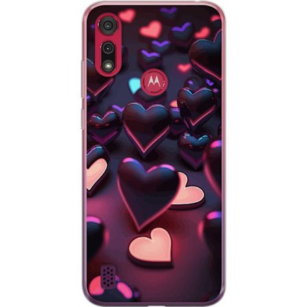 Yhteensopiva Puhelinkuori Motorola Motorola Moto E6s (2020) KeskiyönSydämet