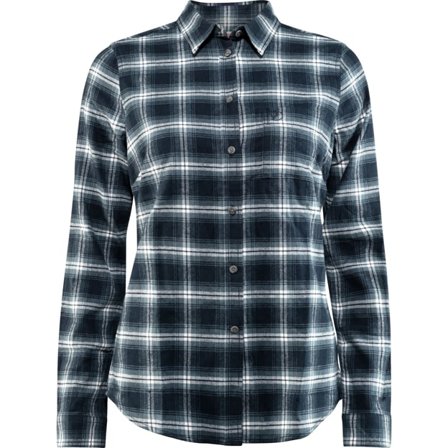 Fjällräven Övik Flannel Chemise XL - female - Dark Navy/Bleu - Chemises