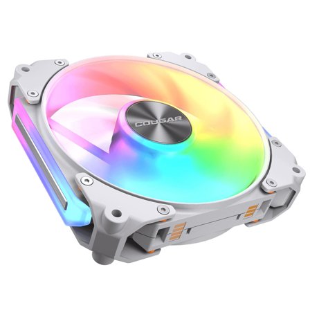 COUGAR Gehäuse Lüfter Apolar 120 ARGB, Reverse Blade, Weiß