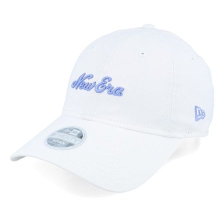 New Era - Vit unconstructed Keps - Womens 9TWENTY White Dad Cap @ Hatstore