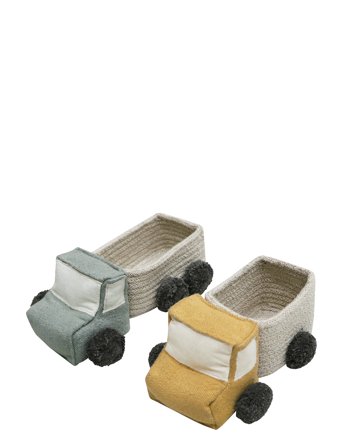 Set Of Mini Baskets Truck Patterned Lorena Canals