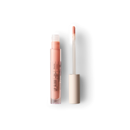 Ecooking Lip Gloss 02, Plejende og fugtgivende med Hyaluronsyre og E-vitamin, Au Naturel