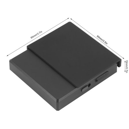 Digitaalinen kahvivaaka ajastimella, suuri tarkkuus, 900 mAh, tyypin C lataus, kosketusohjaus, mini-keittiövaaka, musta