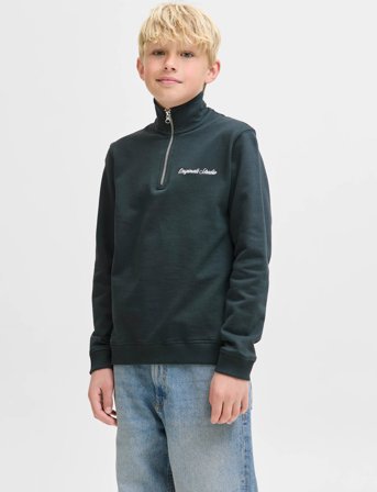 Jack & Jones Jornorrebro Emb Sweat High Neck Jnr - Khaki green - 176