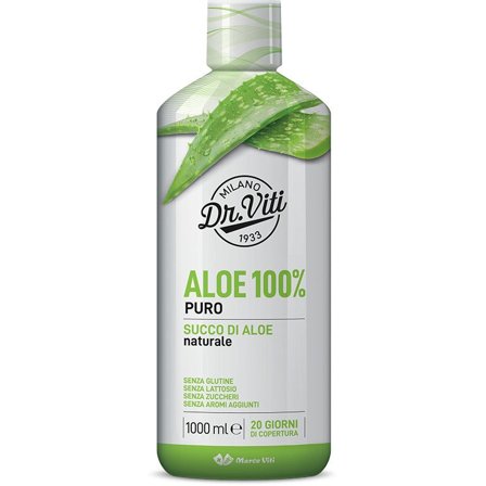Aloe 100% Puro Naturale 1000ml - Gel Idratante Rigenerante