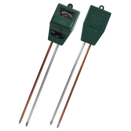 Jord PH-mätare, MS02 3-i-1 jordfuktighet/ljus/PH trädgårdstestare växtvård verktyg set, perfekt för trädgård, gräsmatta, gård, inomhus och utomhus (