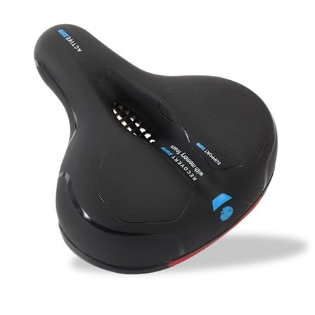 Ergonomisk Cykelsaddel Touring Gel Saddel Hul Dobbelt Fjeder S