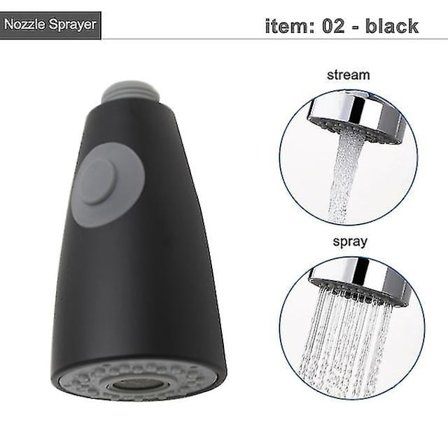 Køkkenhane Sprayer Dyse Træk Ud Bruser Spray Hoved G1/2 Hane Tilbehør [dB}