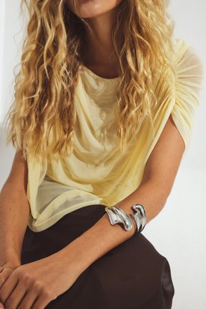 NA-KD Armband mit Detail - Schmuck - Silber - One Size