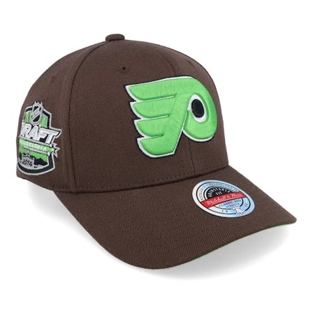 Mitchell & Ness - Brown adjustable Czapka Z Daszkiem - Hatstore Exclusive x Brown Brown/Green Adjustable @ Hatstore