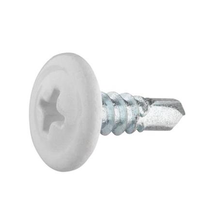 Grabber 166007 Asennusruuvi 4,2 x 13 VALKOINEN PORAKÄRKI, 100 kpl, Kiinnitys