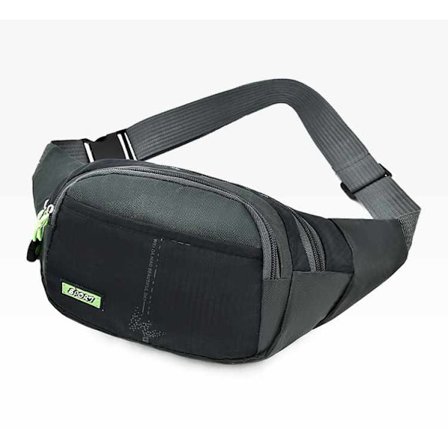 Vyötärölaukku - Nylon Musta Sadesuoja