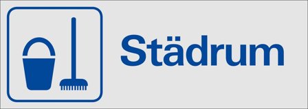 Systemtext 385650 Skylt 225 x 80 mm, Skyltar