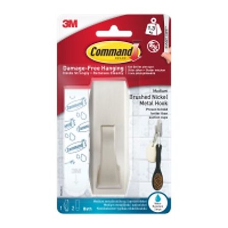 COMMAND Metallkrok til bad medium