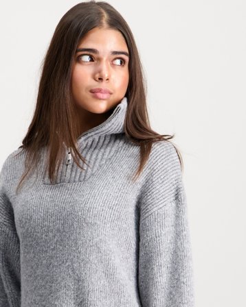 Sofie Schnoor PiloSY Knit Grå Tröjor Tjej - Kids Brand Store
