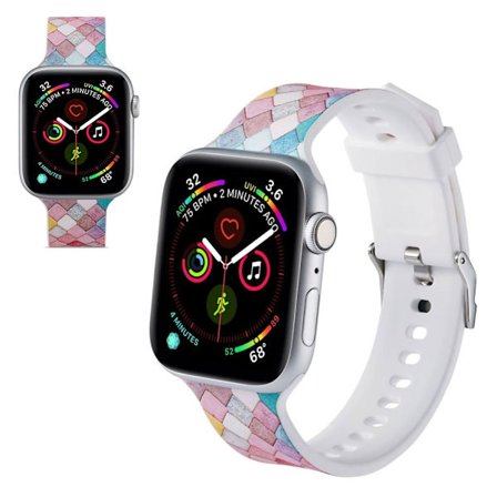 Apple Watch Series 5 44mm mönster silikon klockarmband - Bricks