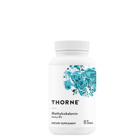 Thorne Research Inc. Metylkobalamin B12 vitamin 60 kapsler