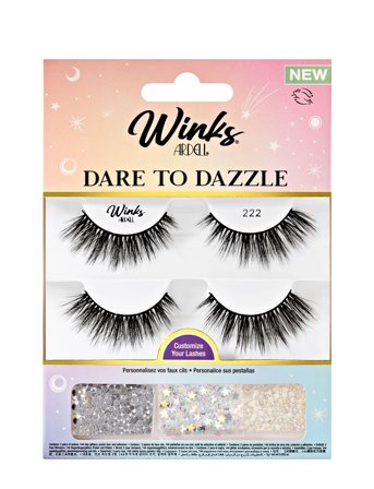 Ardell Winks Dare To Dazzle 222 Diamonds & Pearls - Black - ONE SIZE