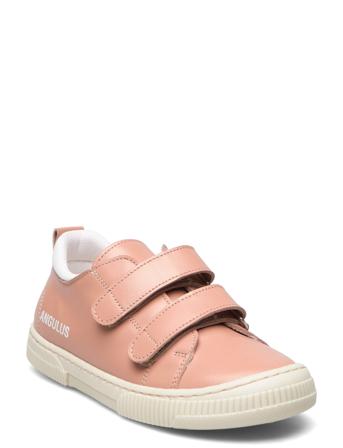 Shoes - Flat - With Velcro Lave Sneakers Rosa ANGULUS*Betinget Tilbud
