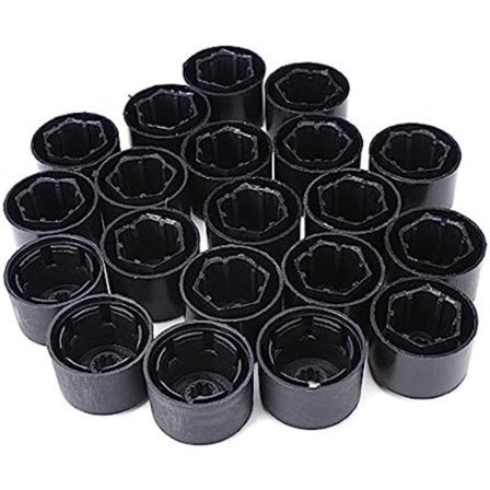 20 Hjulmøtrik Bolt Cover Cap 17Mm Kompatibel Med VW Golf