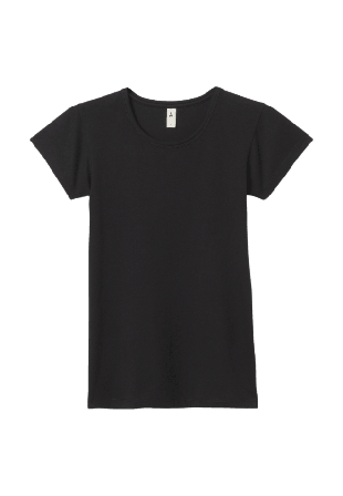 Å WOMAN T-shirt i bomullsmix SOFIE T-shirts & toppar Svart XS